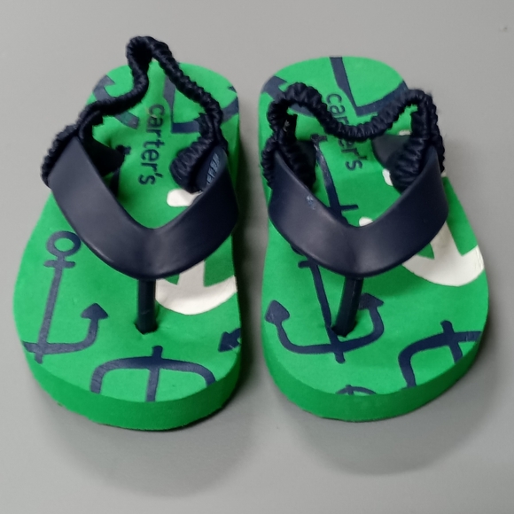 Carter's Baby Boy Stay-on Flip Flops - Picture 1 of 6
